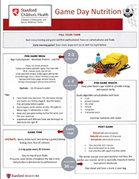 Game Day Nutrition