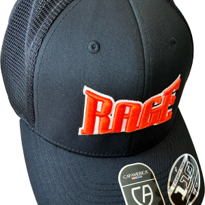 RAGE Black Trucker Hat
